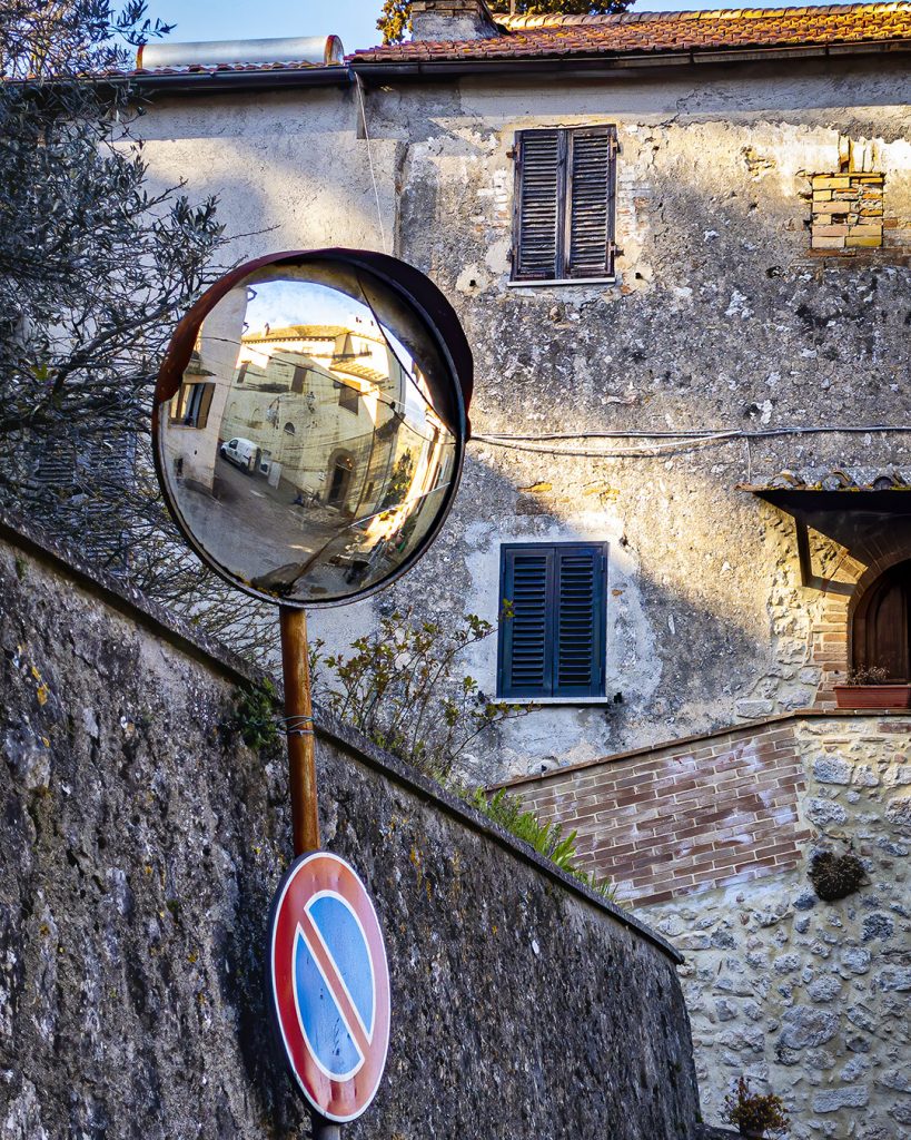 Traffic Mirror, Amelia, Umbria