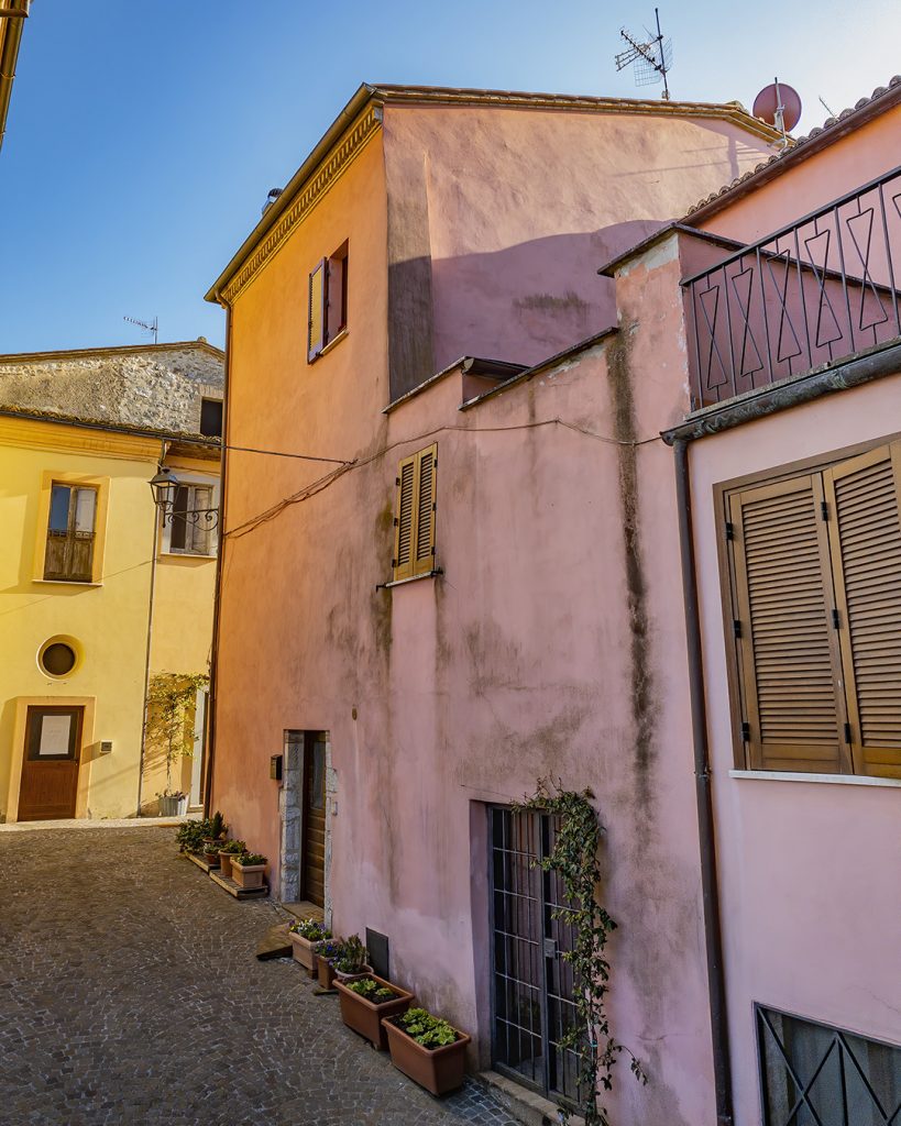 Pink Building, Castel Dell'Aquilla, Umbria